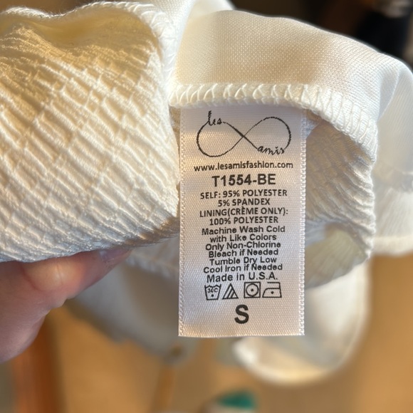 White Ruffle Layering Tank - Picture 8 of 8